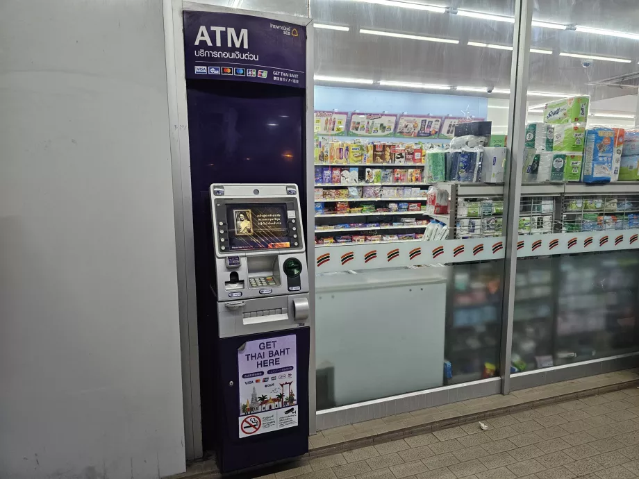 Hæveautomat hos 7-Eleven
