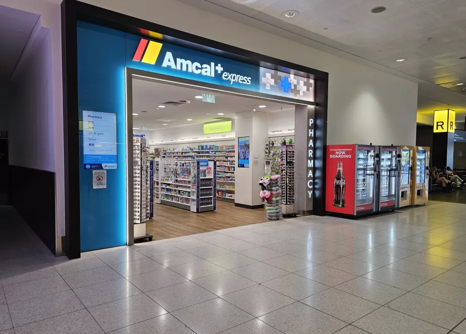 Apotek, offentligt område, Terminal 2