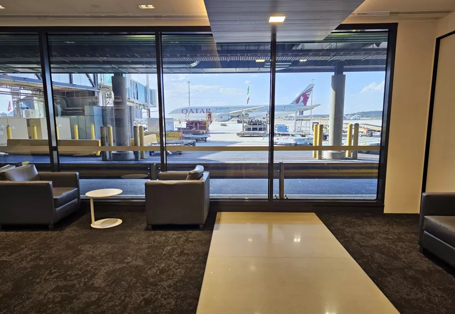 ANZ Lounge, udsigt over området
