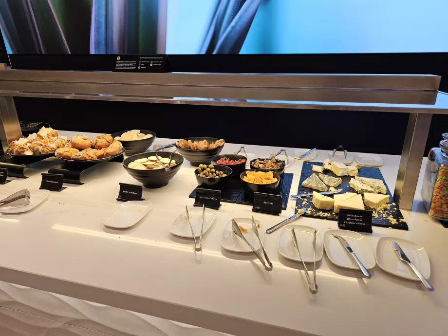 ANZ Lounge, der tilbyder velsmagende snacks